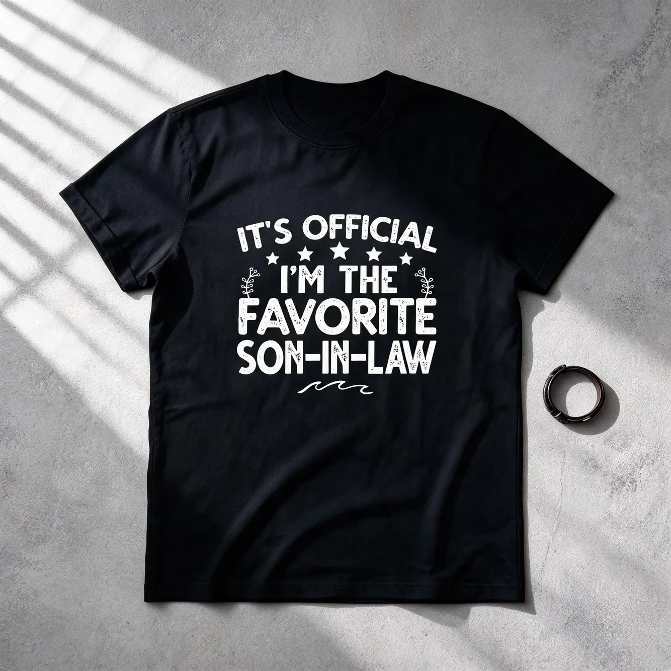 Mens Fashion Black Shirt - Official Certification The Most Popular Son