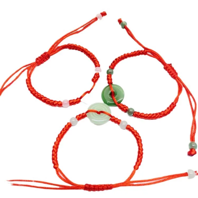 Men Fashion Rave - Real Jade Donut Bracelet Agate Chalcedony