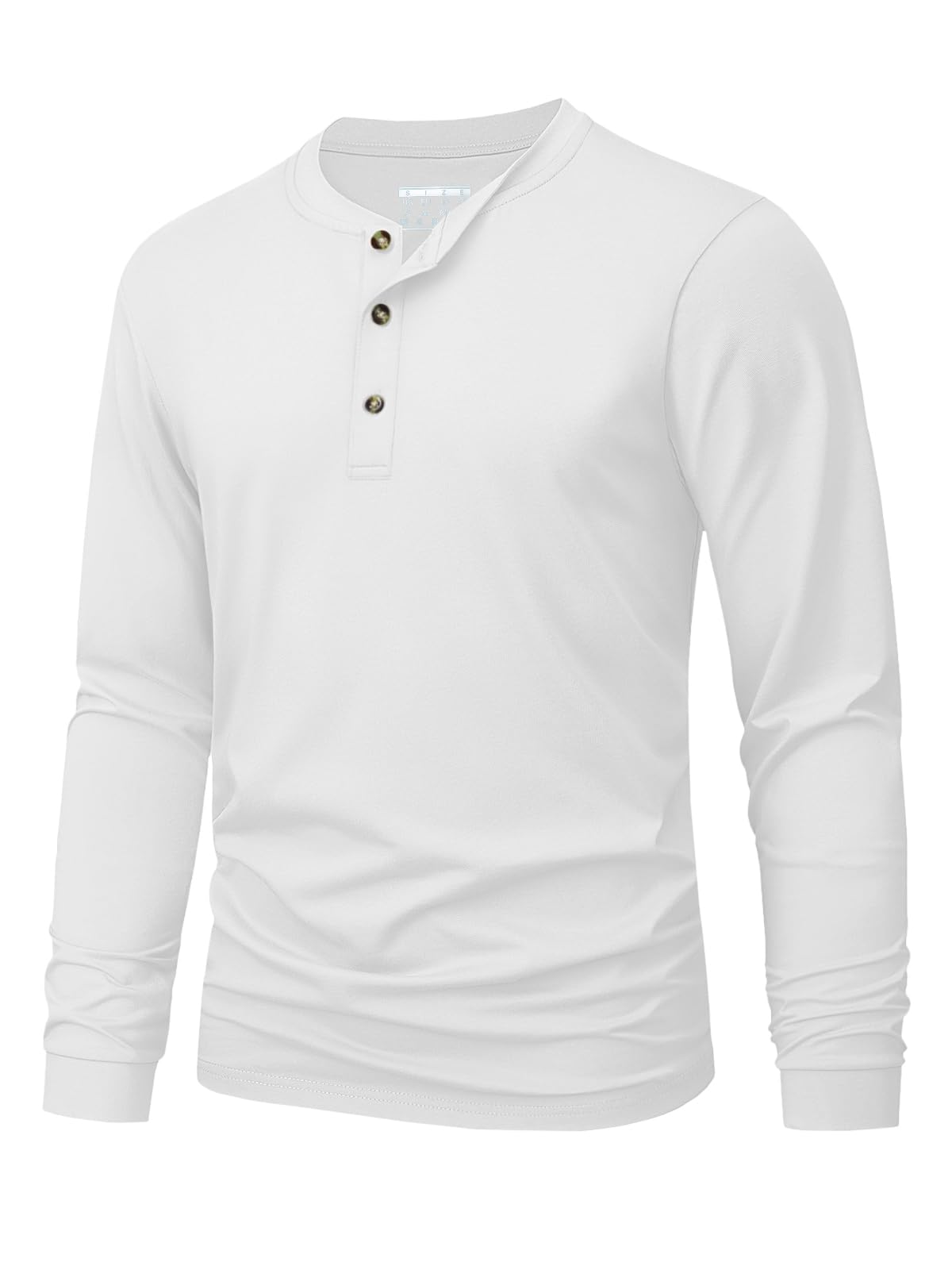 Men'S Fashion Outfits - Men's Henley T-Shirt Simple Solid Color