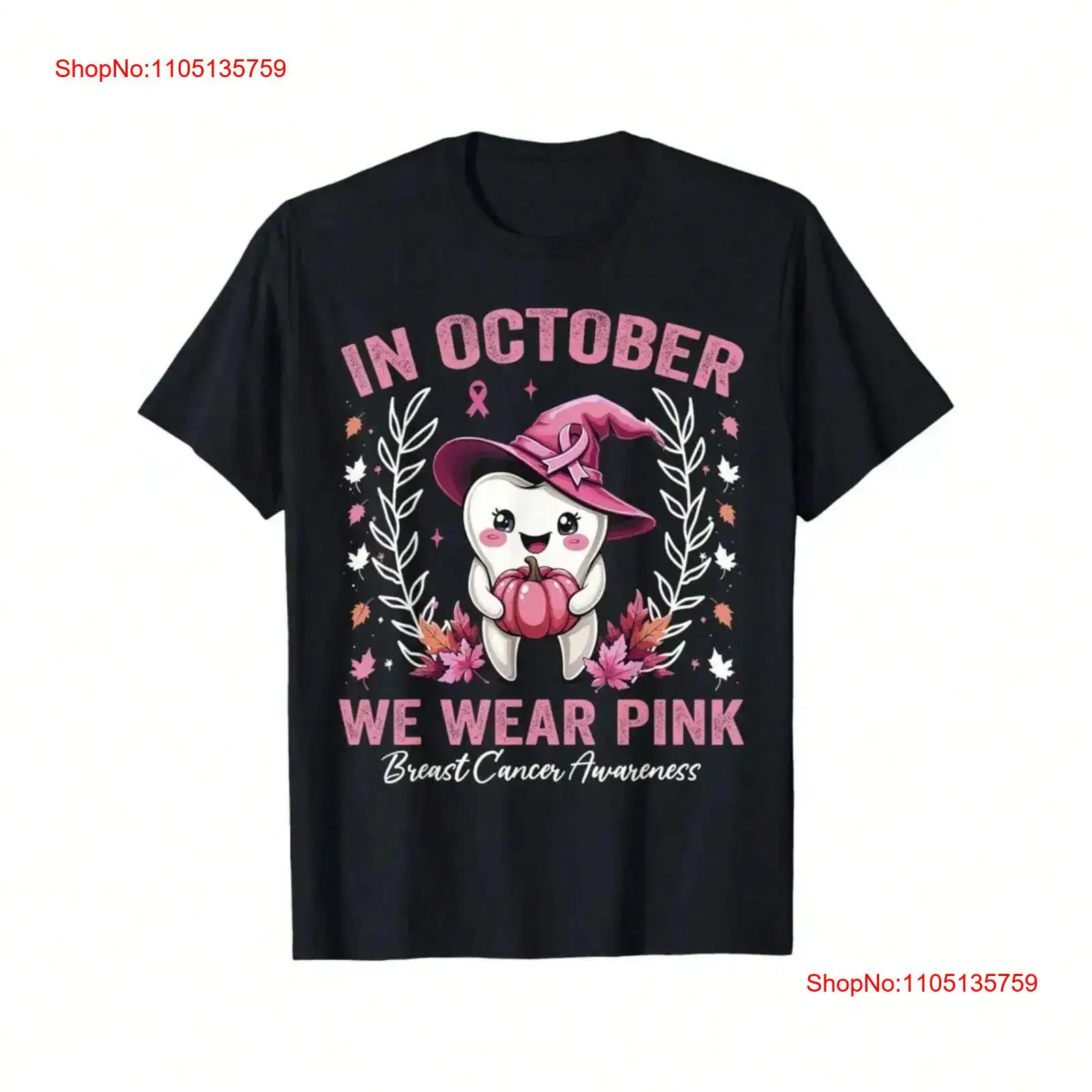 In October We Wear Pink Tooth  - đánh giá và giá Men'S Fashion Pink Shirt
