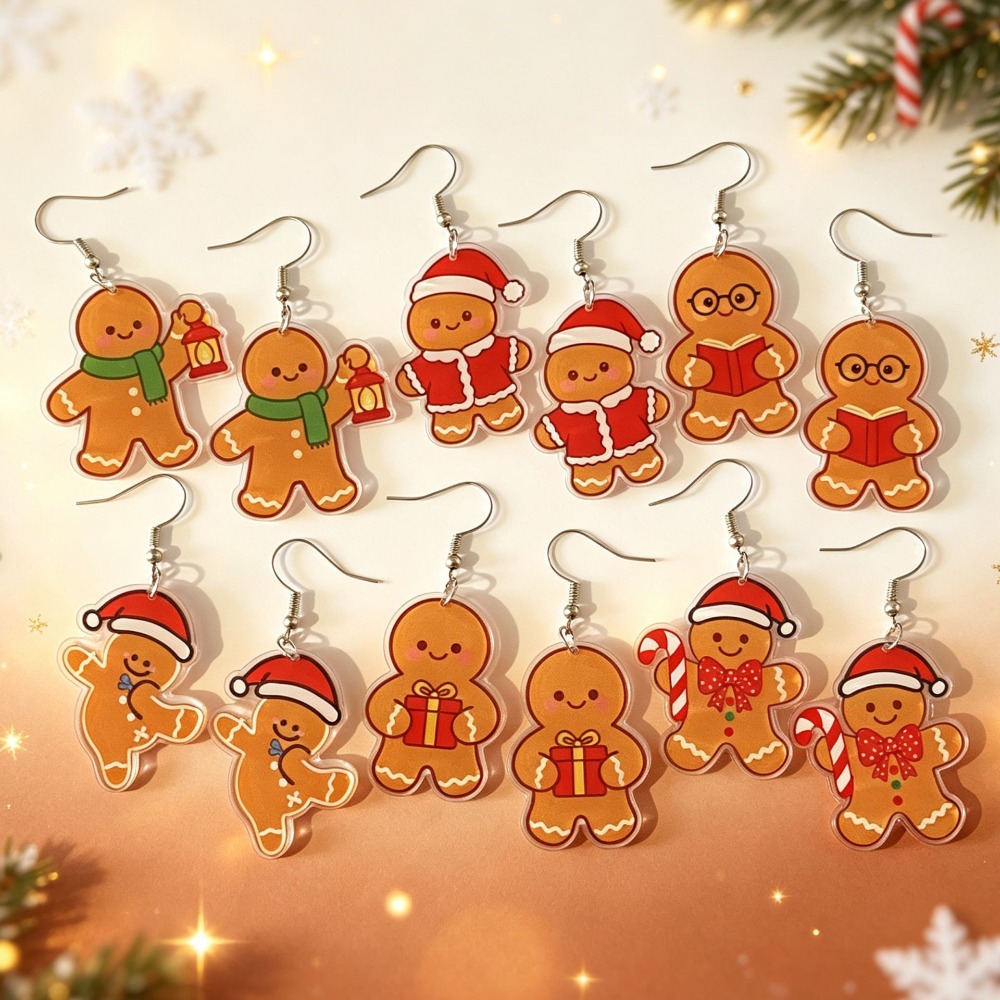 Christmas Gingerbread Man Acry - đánh giá và giá Men'S Fashion Xmas Party