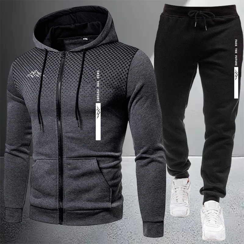 Hot Sales Men's Jacket Tracksu - đánh giá và giá Mens Fashion Zip Up