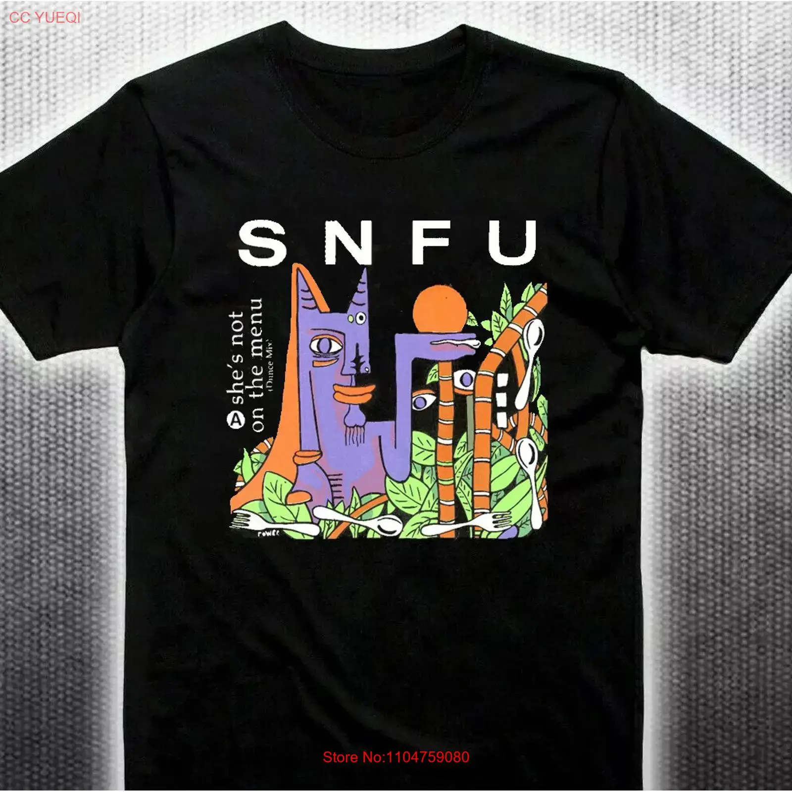 Very RARE SNFU Band Black Cott - đánh giá và giá Mens Fashion Black Shirt