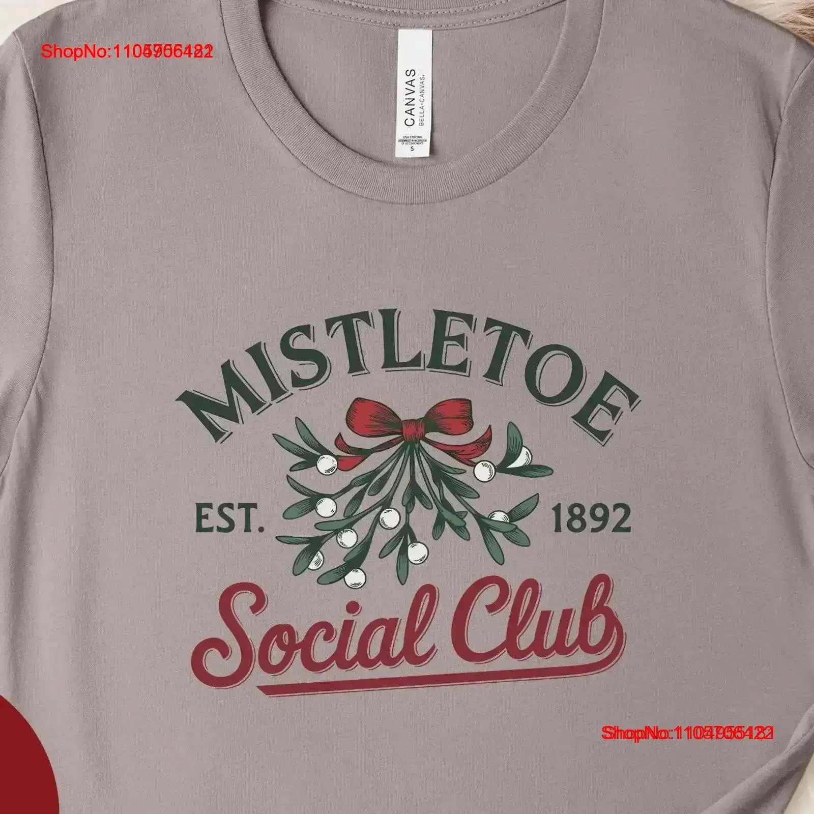 Mistletoe Social Club Christma - đánh giá và giá Men'S Fashion Xmas Party