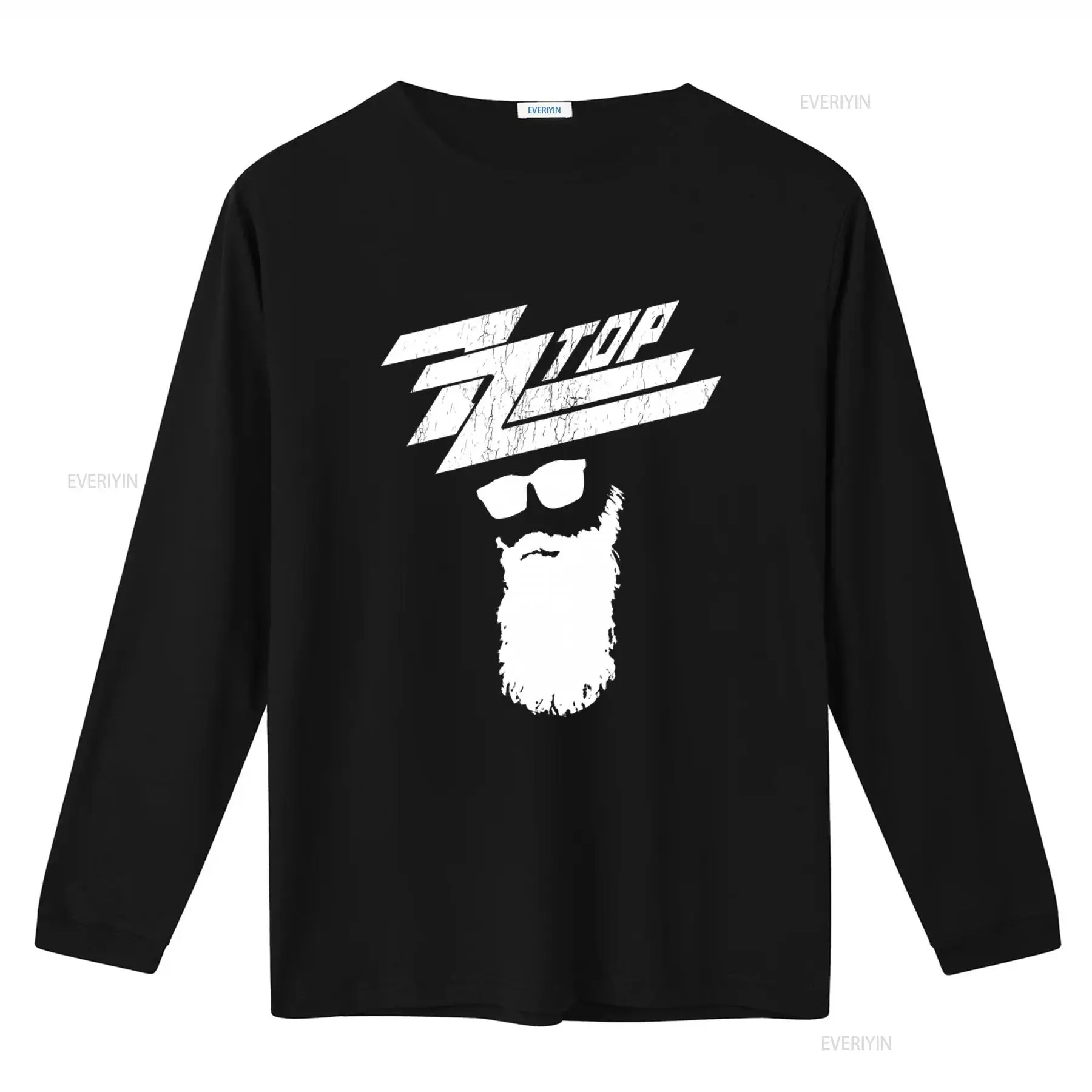 ZZ TOP Rock Band Music Black T - đánh giá và giá Mens Fashion Black Shirt