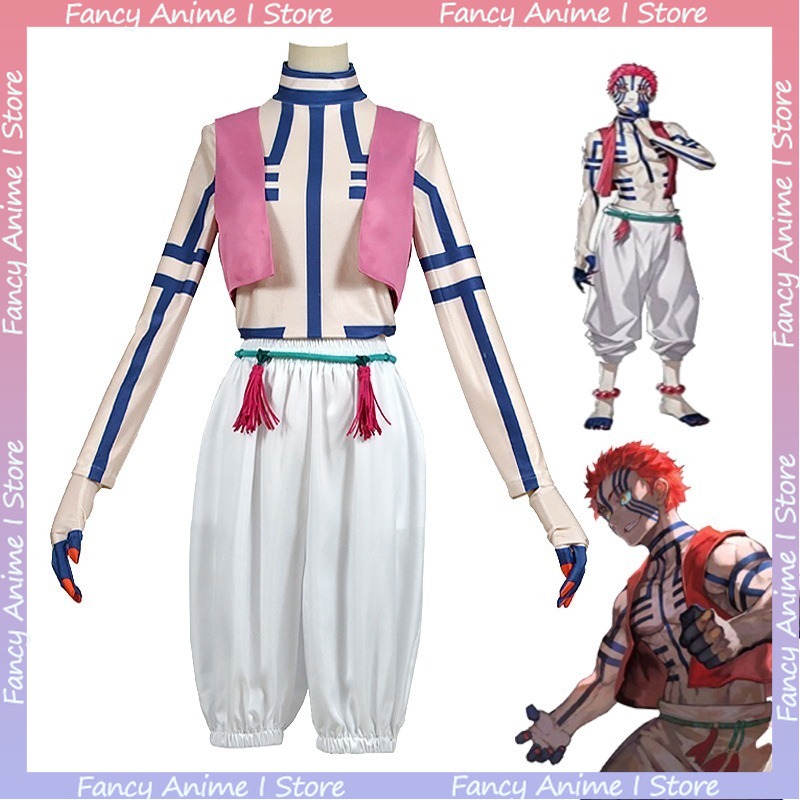 Anime Akaza Copsplay Costume H - đánh giá và giá Men Fashion Rave