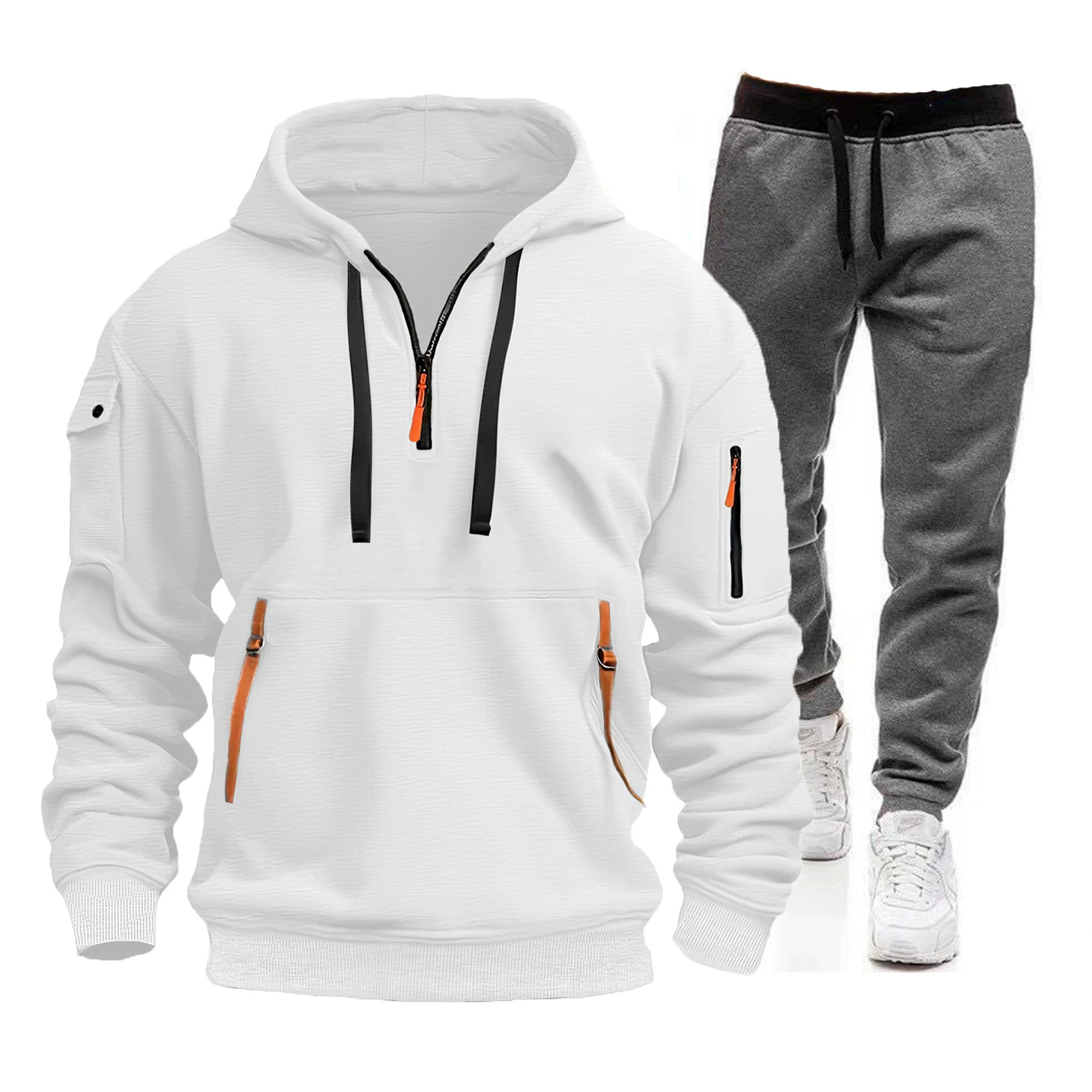 2025 Men's Spring and Autumn S - đánh giá và giá Mens Fashion Zip Up