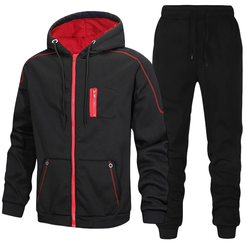 Fashion Men's Tracksuit Casual - đánh giá và giá Mens Fashion Zip Up