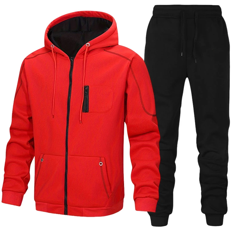 Fashion Men's Tracksuit Casual - đánh giá và giá Mens Fashion Zip Up