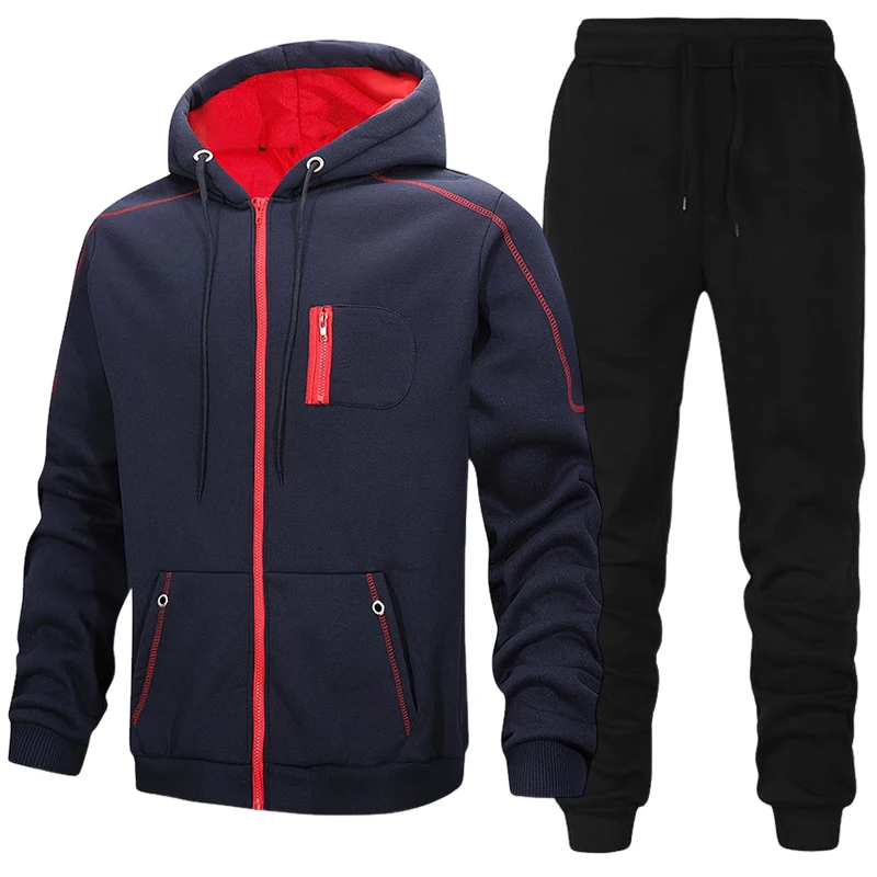 Fashion Men's Tracksuit Casual - đánh giá và giá Mens Fashion Zip Up