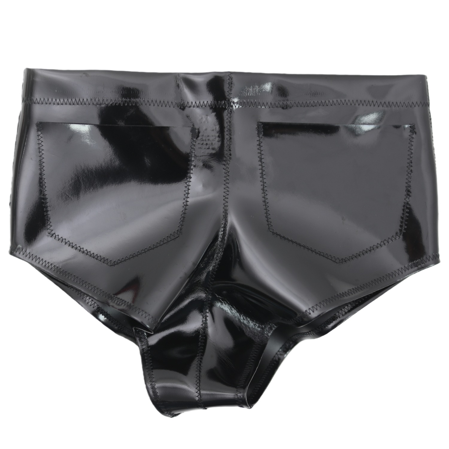 Women Men Glossy Pocket Shorts - đánh giá và giá Men Fashion Rave