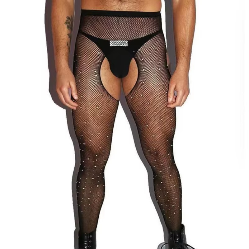 Men Hosiery Open Crotch Fishne - đánh giá và giá Men Fashion Rave