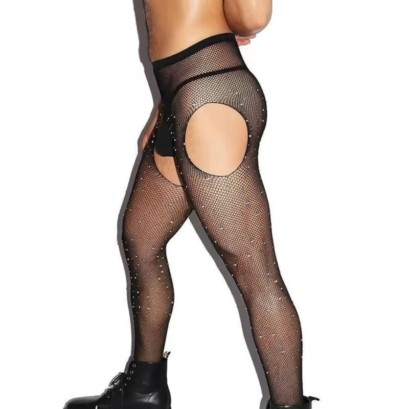 Men Hosiery Open Crotch Fishne - đánh giá và giá Men Fashion Rave