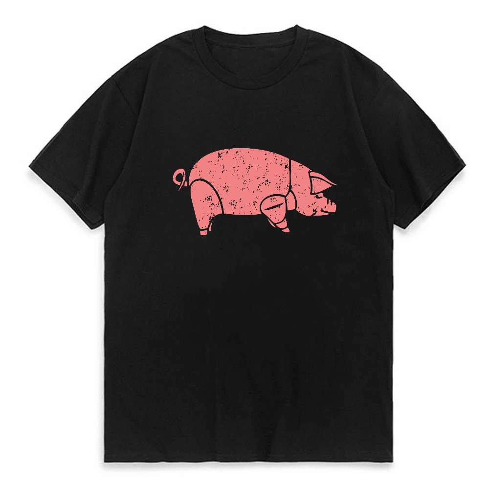 Pig Pink Floyd Animals print G - đánh giá và giá Men'S Fashion Pink Shirt