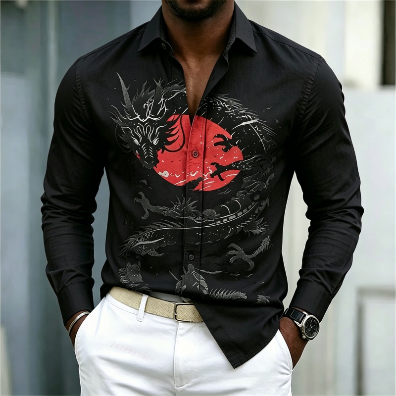2026 New Men's Shirt White Bla - đánh giá và giá Men'S Fashion Outfits