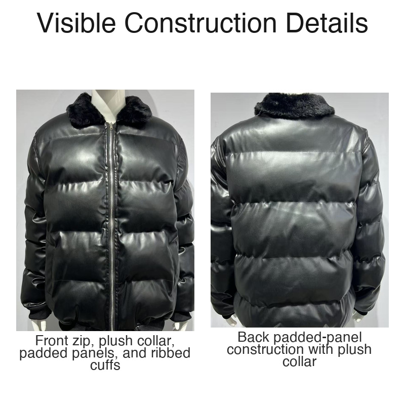 Men PU Leather Biker Jacket Th - đánh giá và giá Sherpa Jacket Fleece