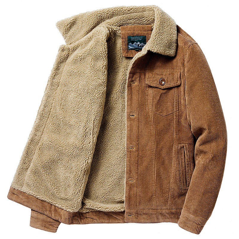 Sherpa Thick Corduroy Cargo Ja - đánh giá và giá Sherpa Jacket Fleece