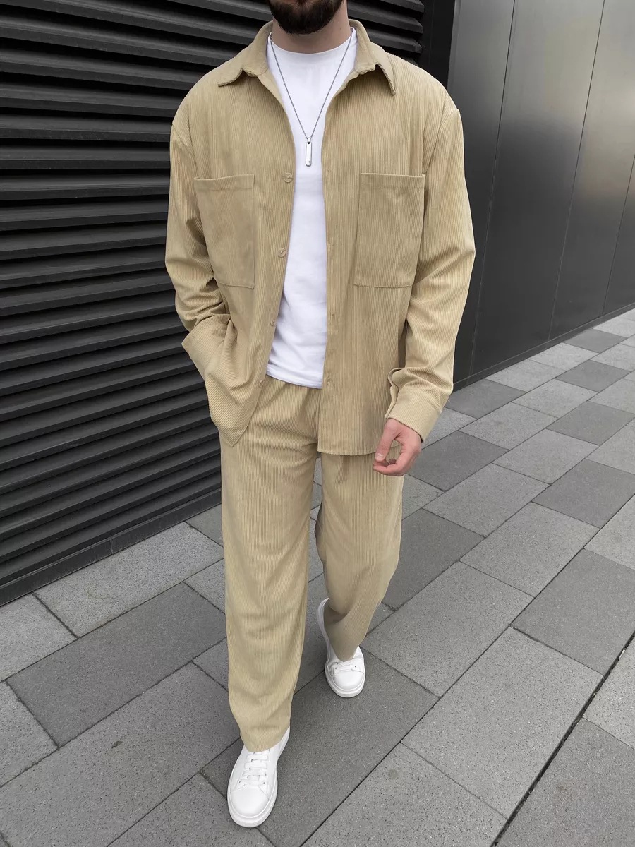 Men's Corduroy Two-Piece Outfi - đánh giá và giá Men'S Fashion Outfits