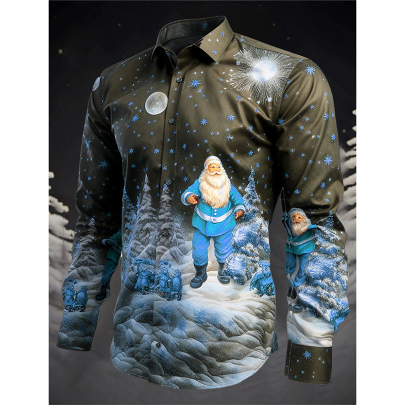 Men Fashion Long Sleeve Button - đánh giá và giá Men'S Fashion Xmas Party