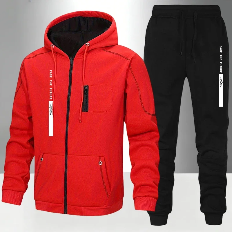 Hot Sale Men's Hooded Tracksui - đánh giá và giá Mens Fashion Zip Up