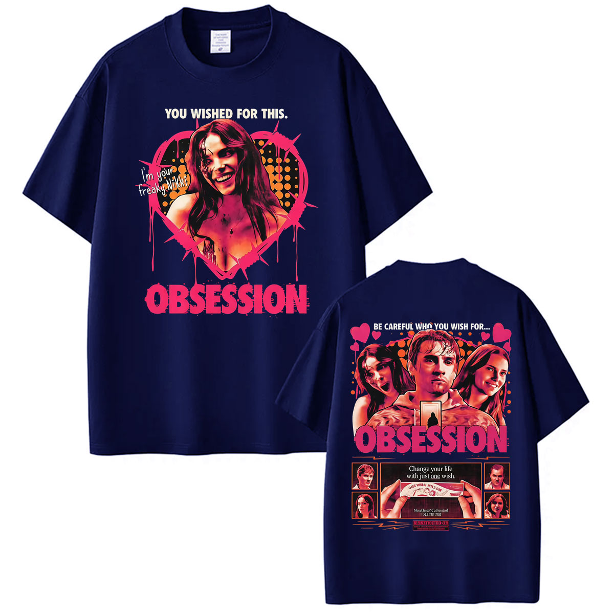 One Wish Willow Obsession Horr - đánh giá và giá Men'S Fashion Pink Shirt
