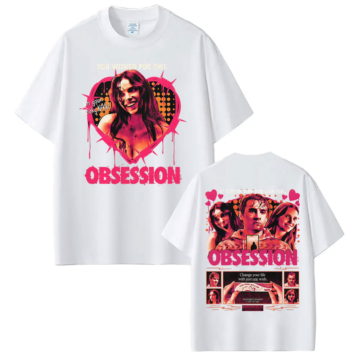 One Wish Willow Obsession Horr - đánh giá và giá Men'S Fashion Pink Shirt
