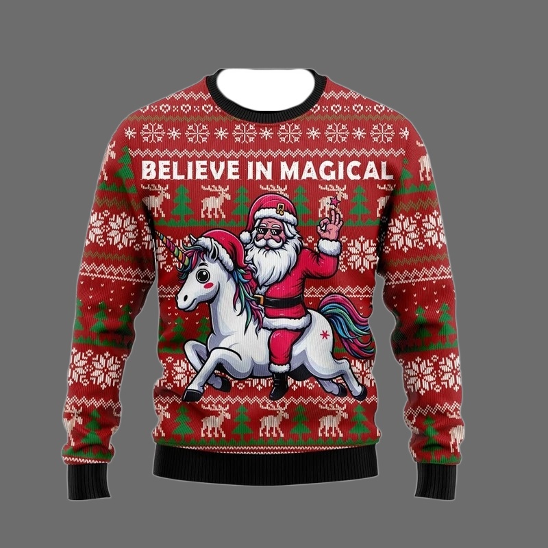 Fashion Unicorn Ugly Christmas - đánh giá và giá Men'S Fashion Xmas Party