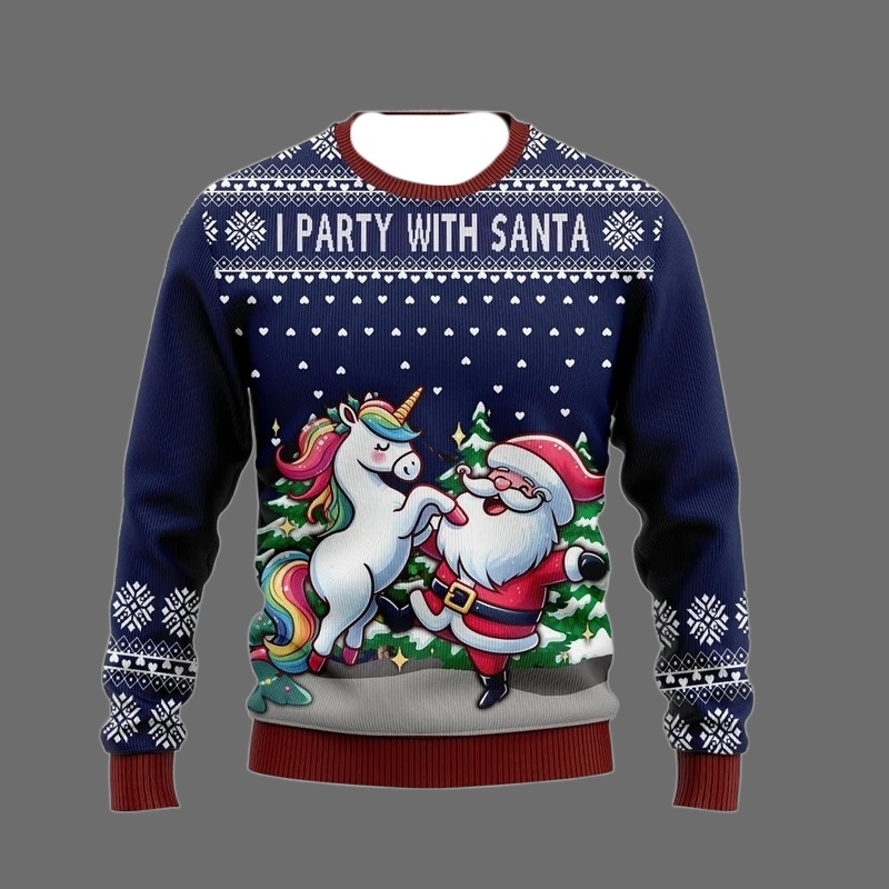 Fashion Unicorn Ugly Christmas - đánh giá và giá Men'S Fashion Xmas Party