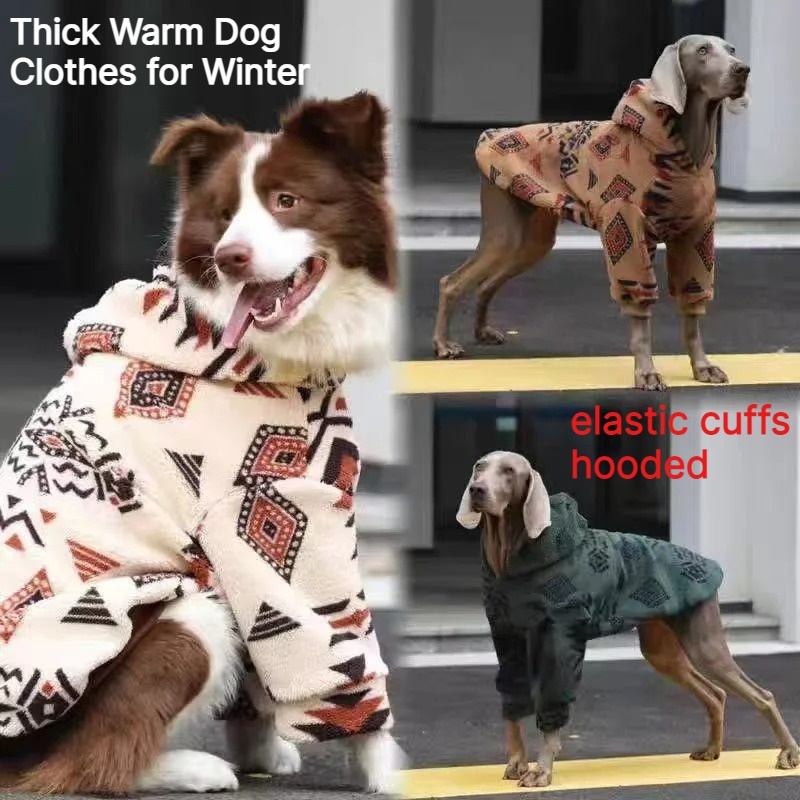 Winter Warm Hooded Dog Coat Sh - đánh giá và giá Sherpa Jacket Fleece