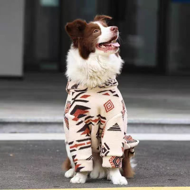 Winter Warm Hooded Dog Coat Sh - đánh giá và giá Sherpa Jacket Fleece