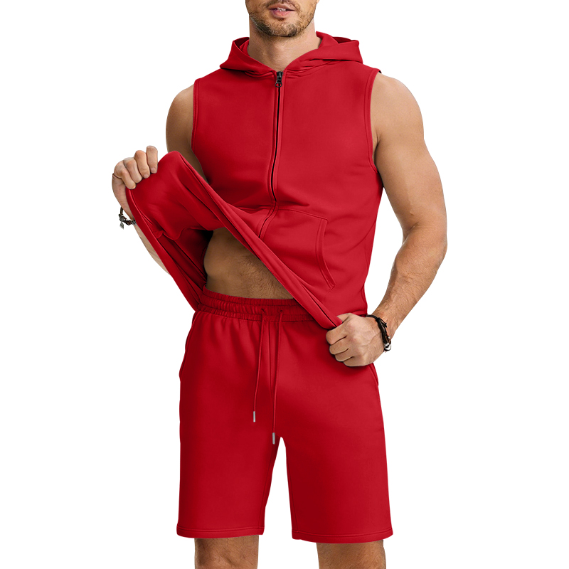 Men's Suit Sleeveless Hoodie T - đánh giá và giá Mens Fashion Zip Up