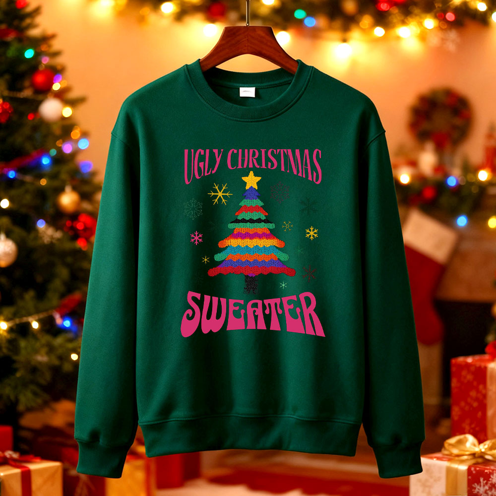 Ugly Christmas Sweater Tree Sw - đánh giá và giá Men'S Fashion Xmas Party