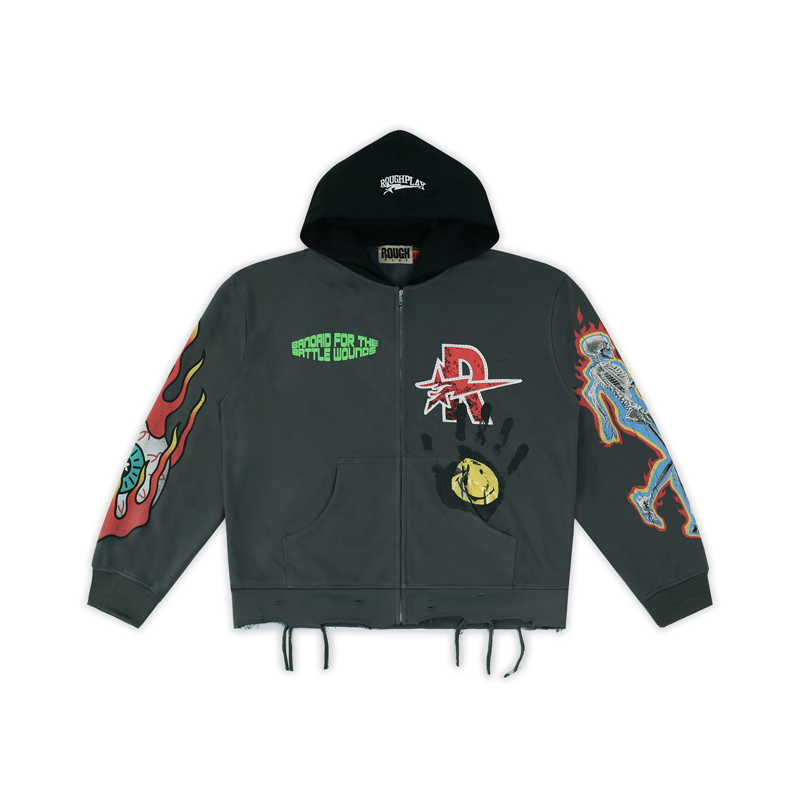 26SS New Rough Play Men's Sets - đánh giá và giá Mens Fashion Zip Up
