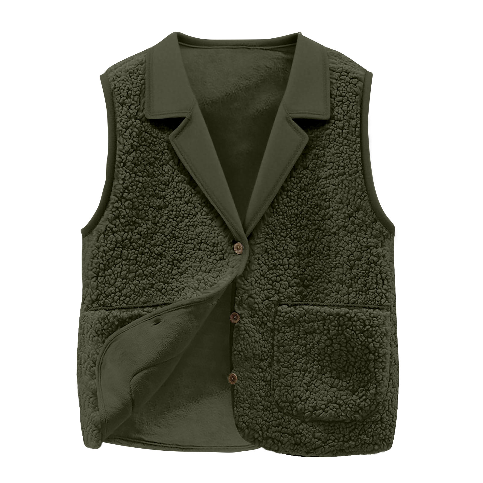 Women's Sherpa Fleece Vest, La - đánh giá và giá Sherpa Jacket Fleece