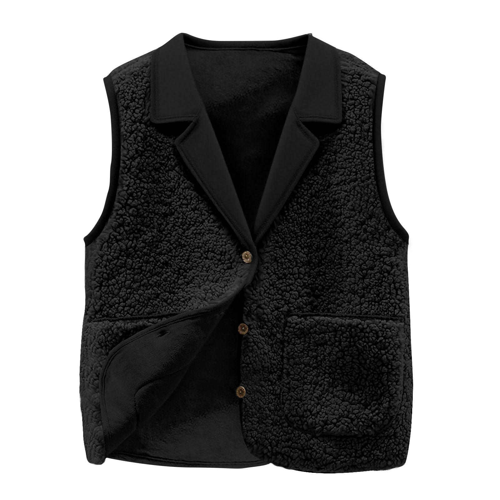 Women's Sherpa Fleece Vest, La - đánh giá và giá Sherpa Jacket Fleece