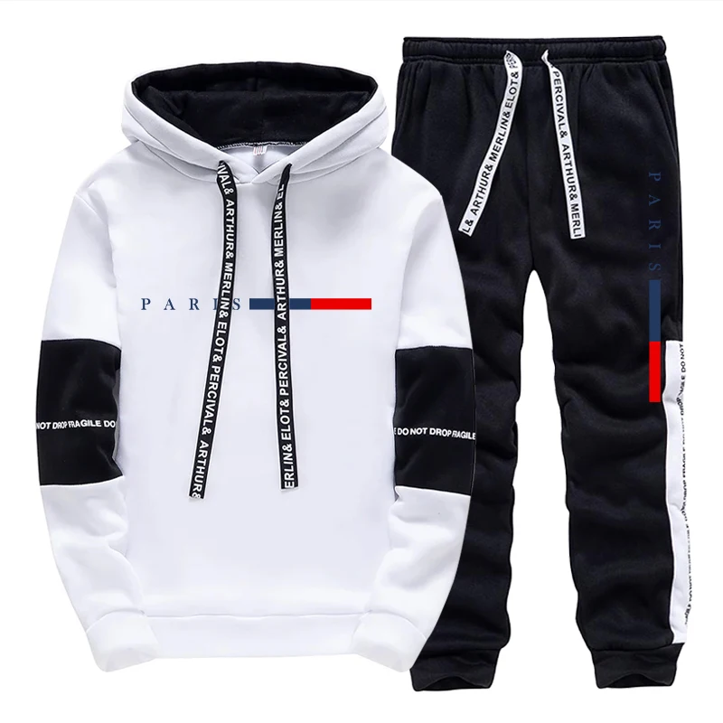 Men's Set/Hoodie/Pants Paris F - đánh giá và giá Mens Fashion Casual Outfits