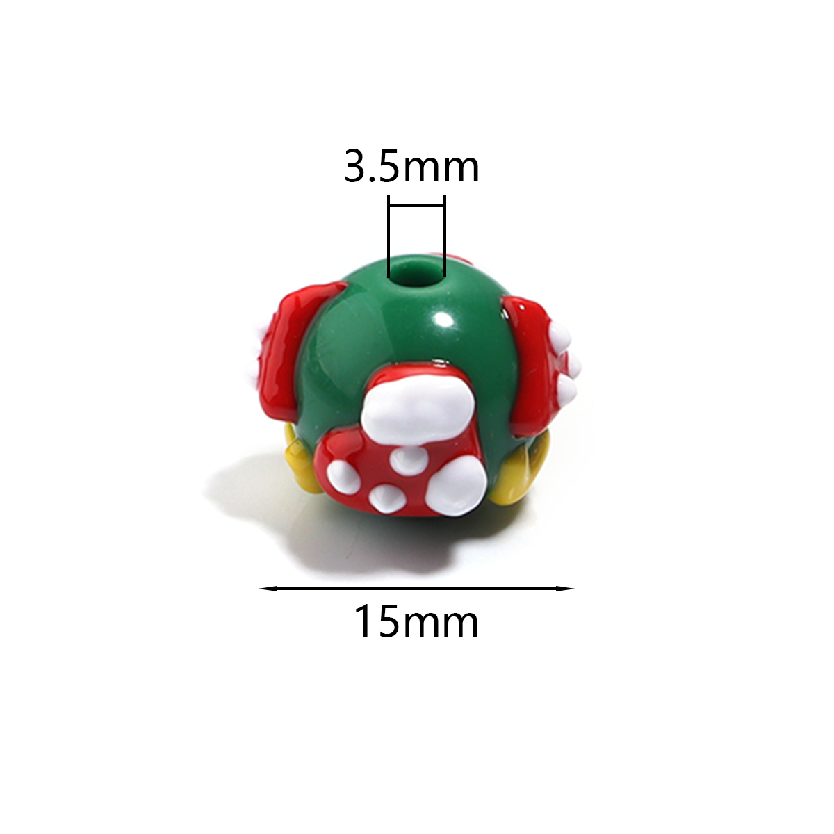 5pcs/lot Chrismas Acrylic Bead - đánh giá và giá Men'S Fashion Xmas Party